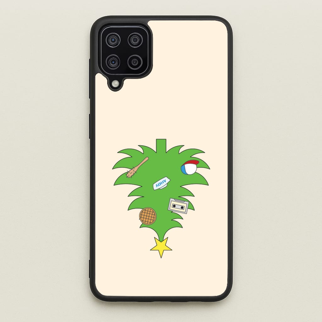 Upside Down Christmas Tree Galaxy A12 Case