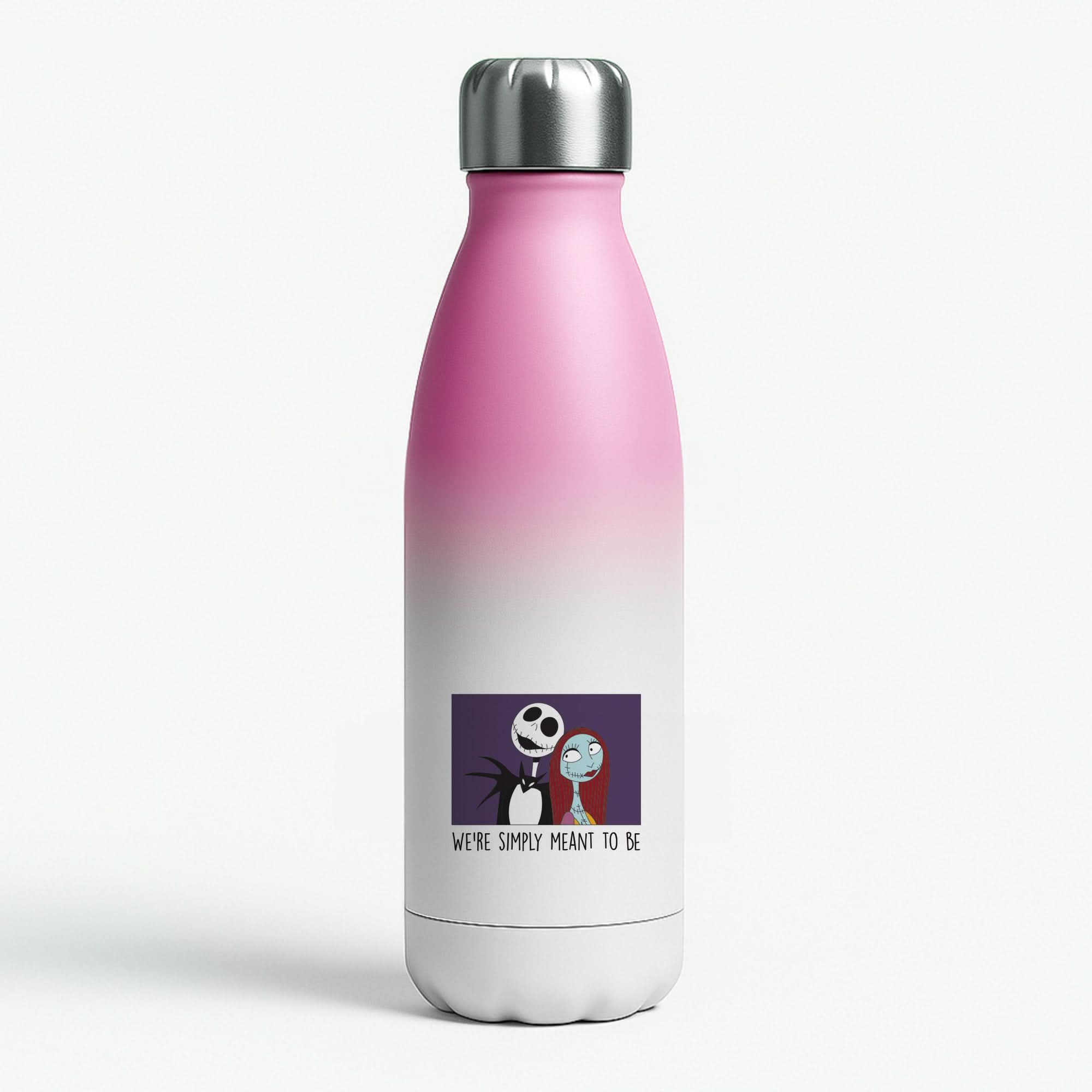 We're Simply Meant To Be Pink Water Bottle