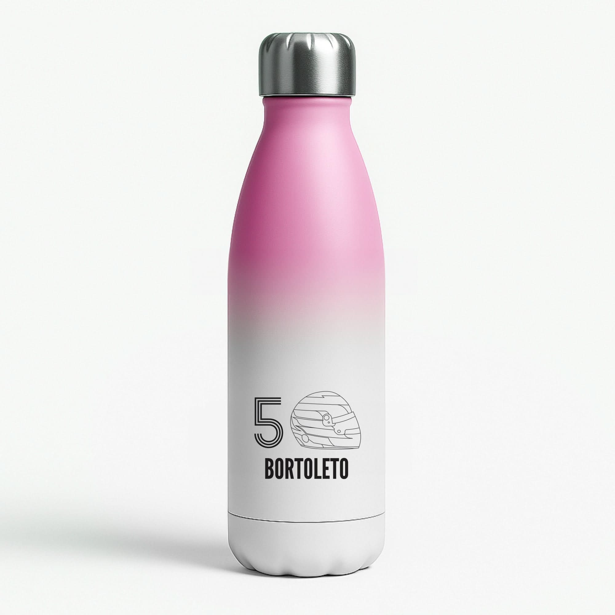 Bortoleto Helmet 2026 Pink Water Bottle