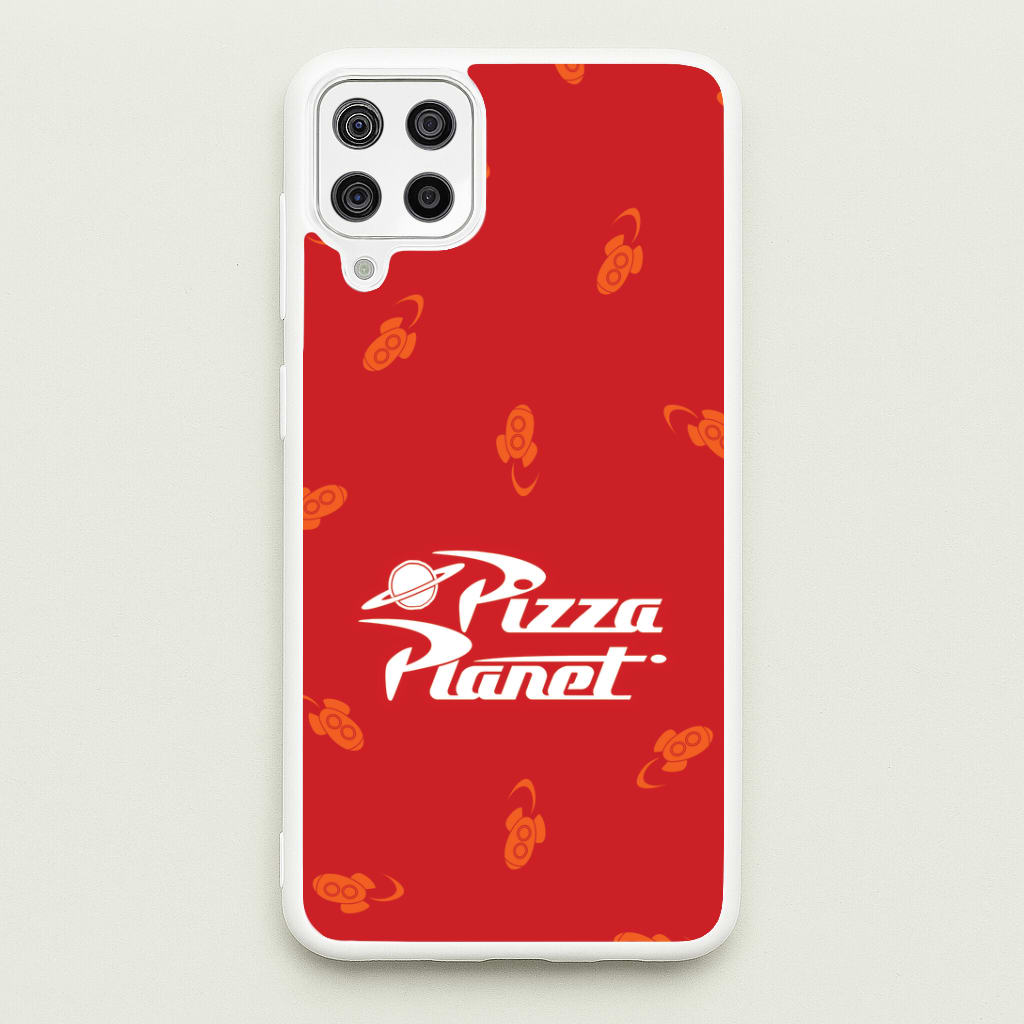 Pizza Planet Pattern Galaxy A12 Case
