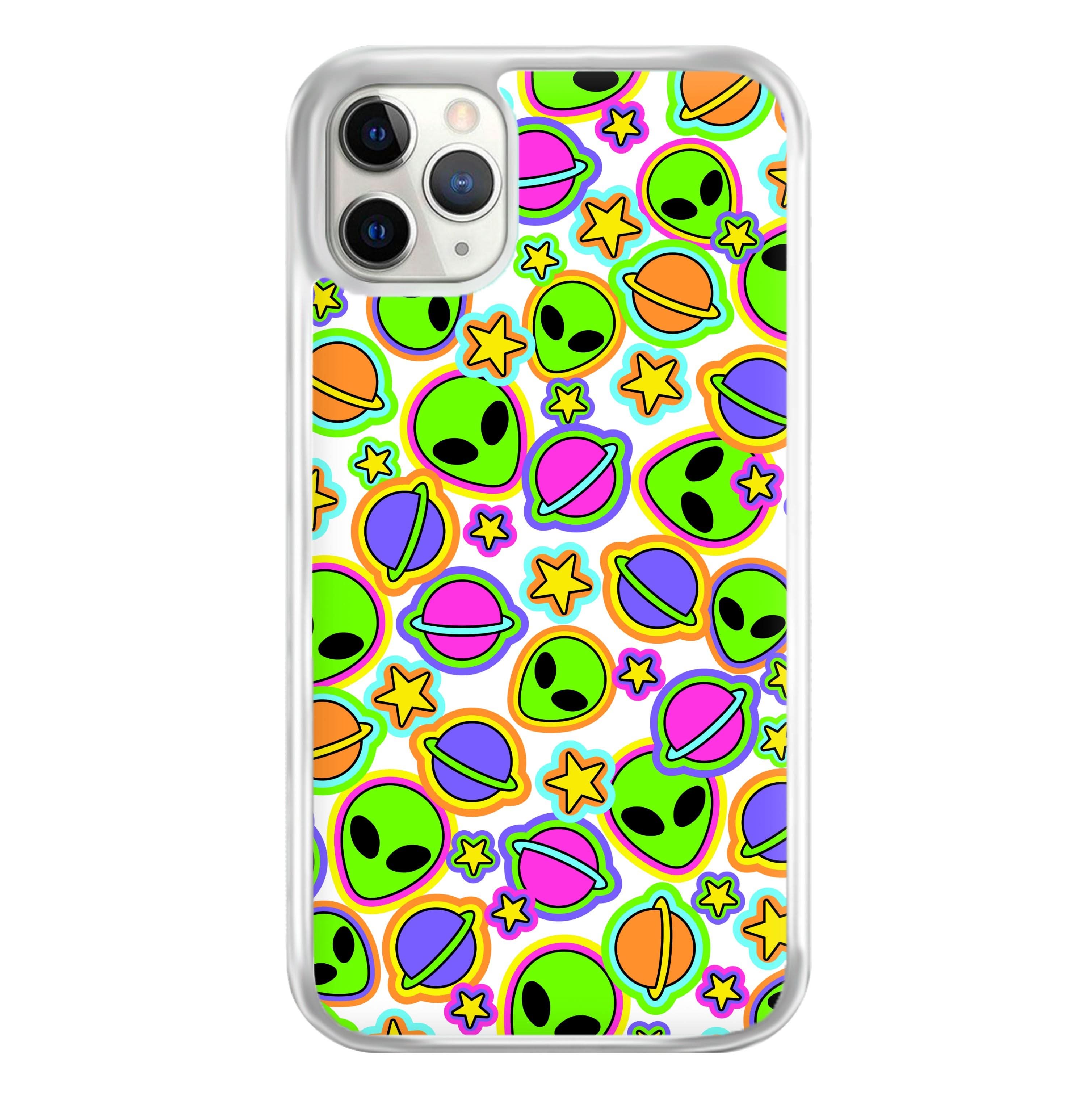 Colourful Aliens And Stars Phone Case