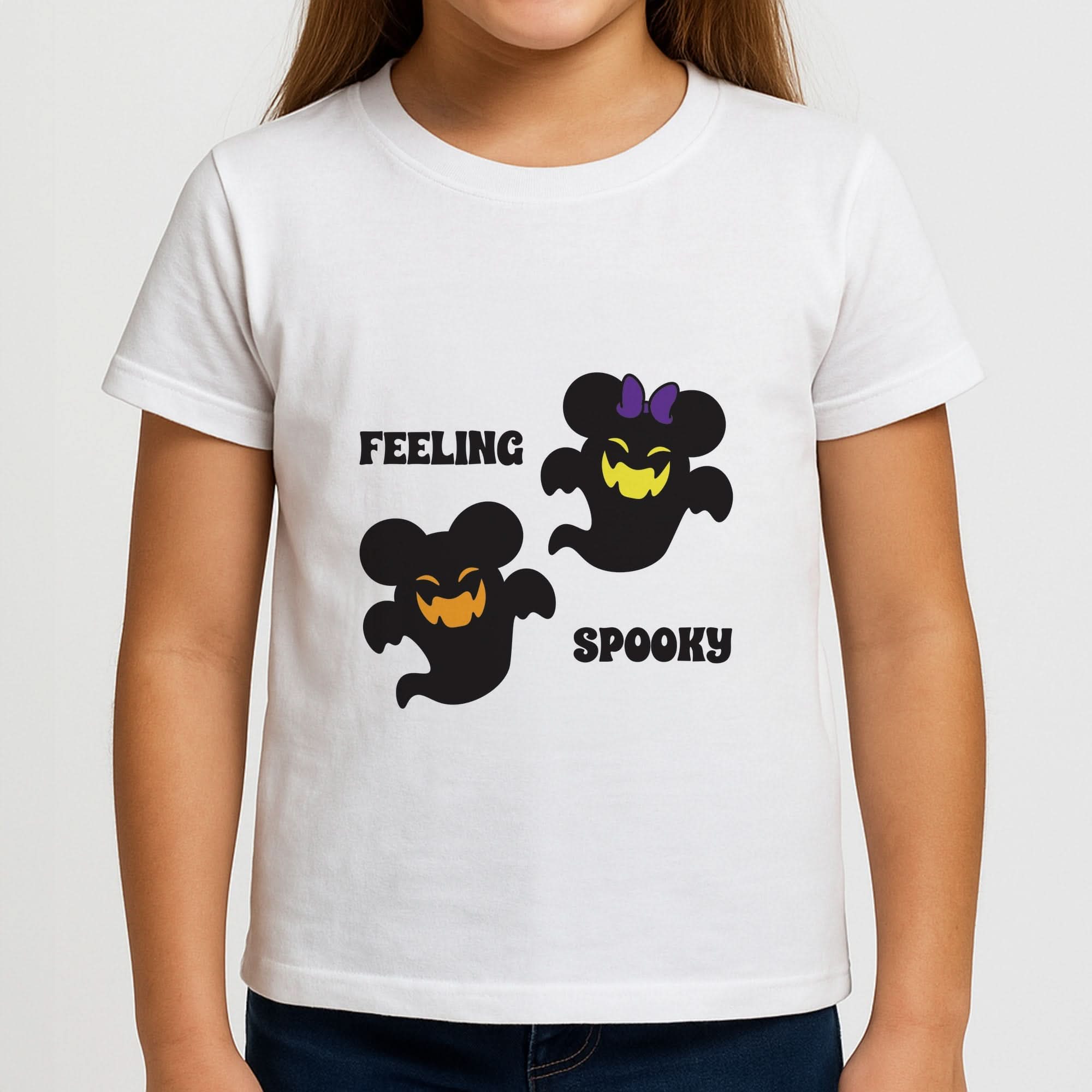Feeling Spooky Mouse Ghosts Girls T-Shirt