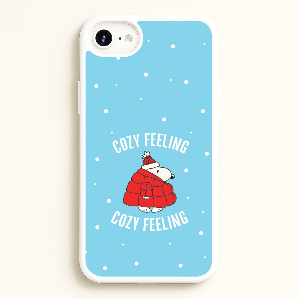 Cozy Feeling Cartoon Beagle Puffer Jacket iPhone 6 / 7 / 8 / SE Case