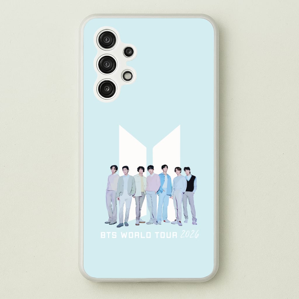K-Pop Band Tour Pastel Blue Galaxy A13 Case