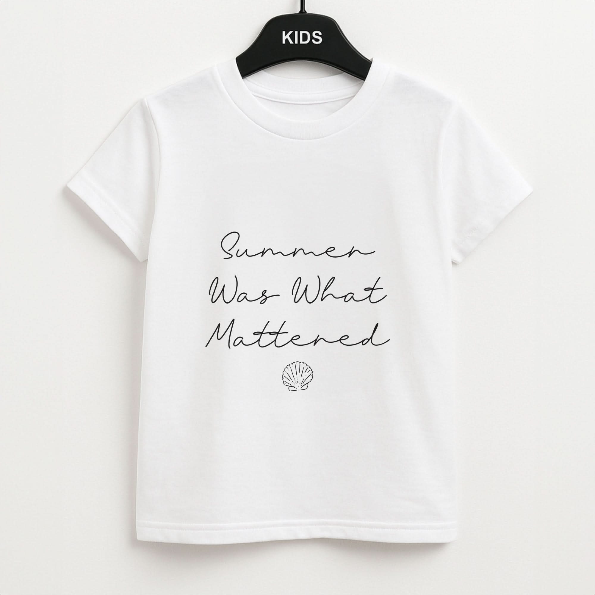 Summer Was What Mattered Kids Unisex T-Shirt