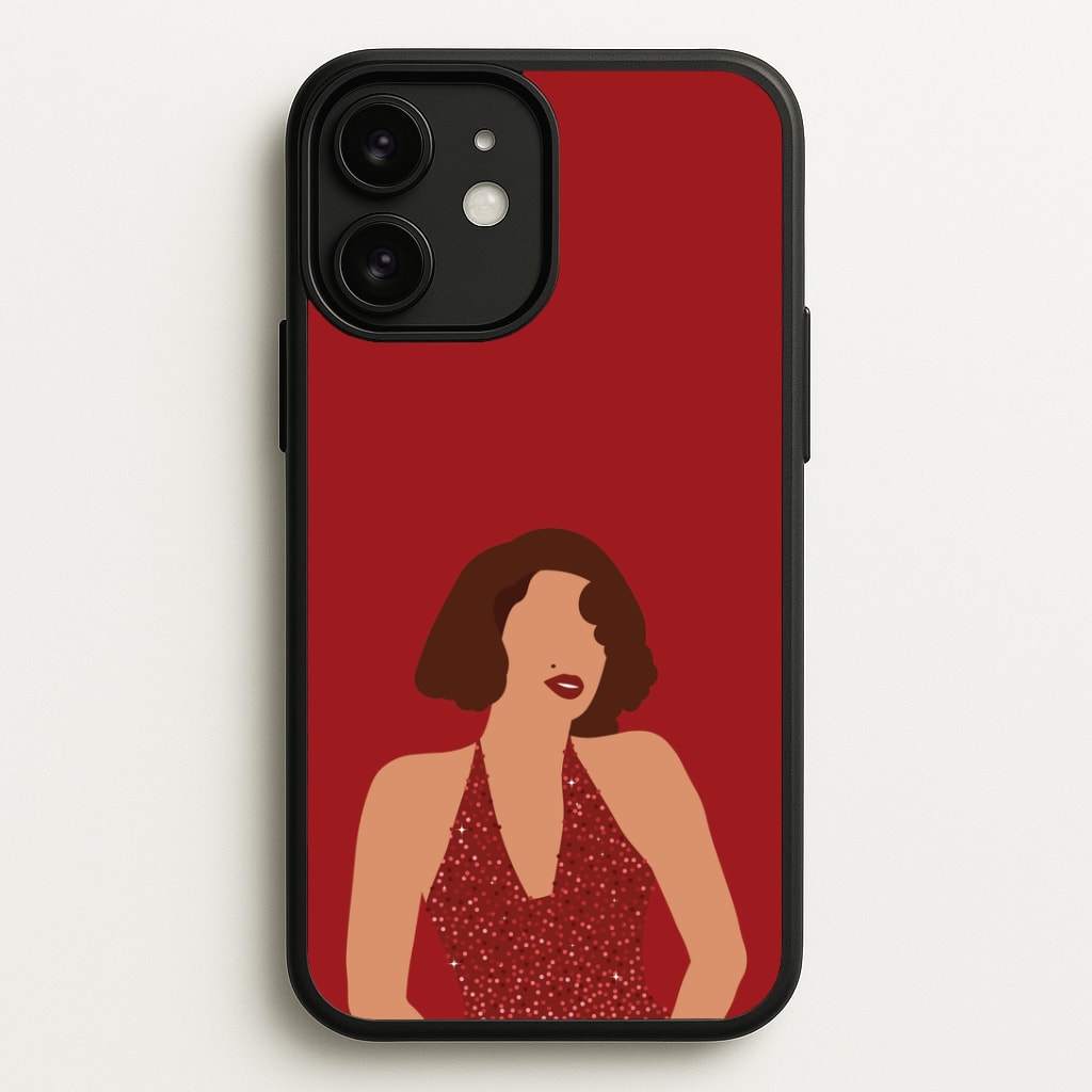 Red Sparkly Dress iPhone 11 Case