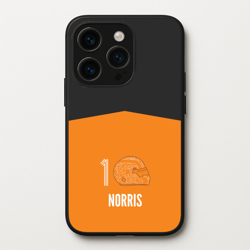 Norris Helmet 2026 iPhone 15 Pro Case