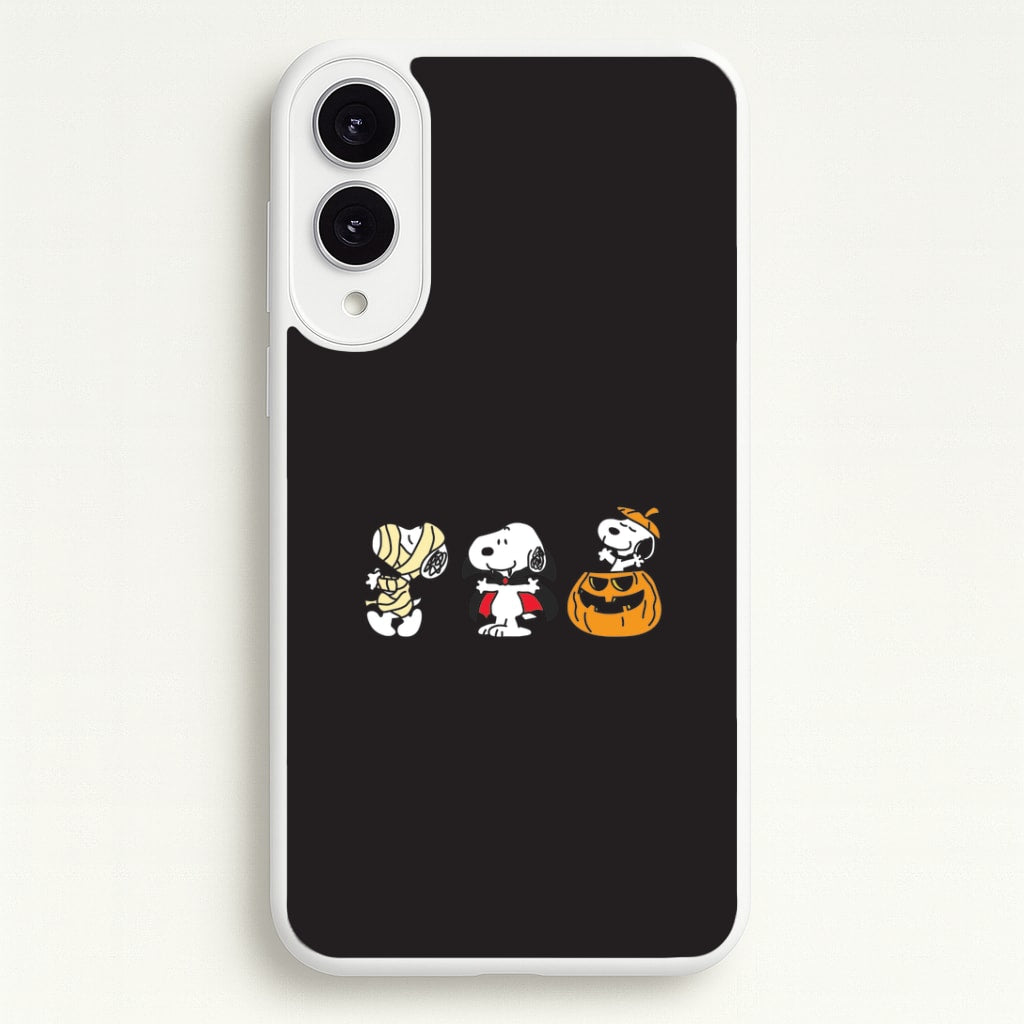 Cartoon Beagle Halloween Costumes Galaxy S25 Edge Case