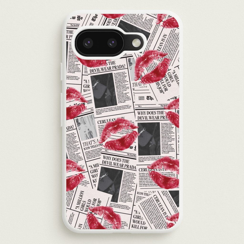 Front Page Kisses Google Pixel 9a Case