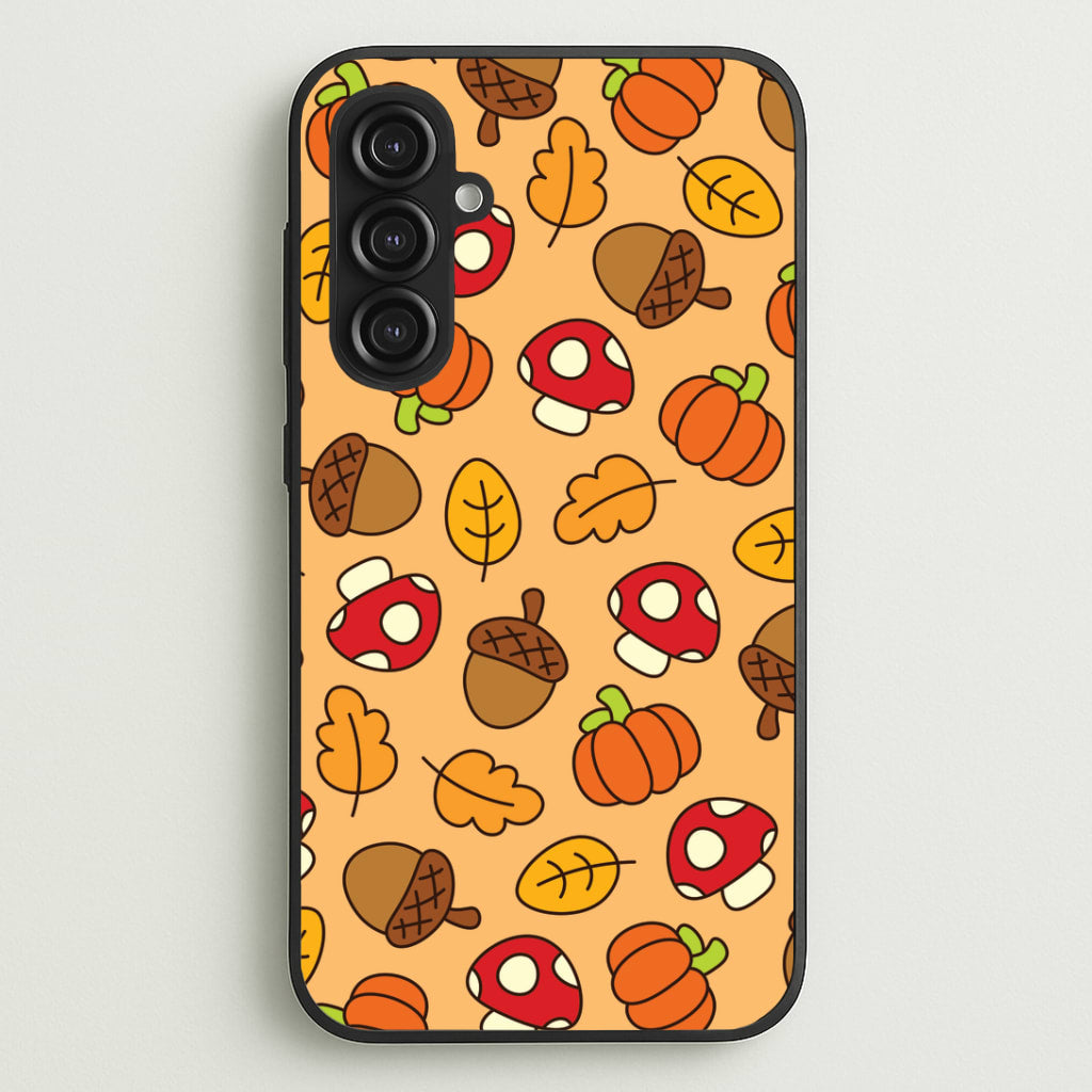 Cartoon Autumn Icons Pattern Galaxy S23FE Case