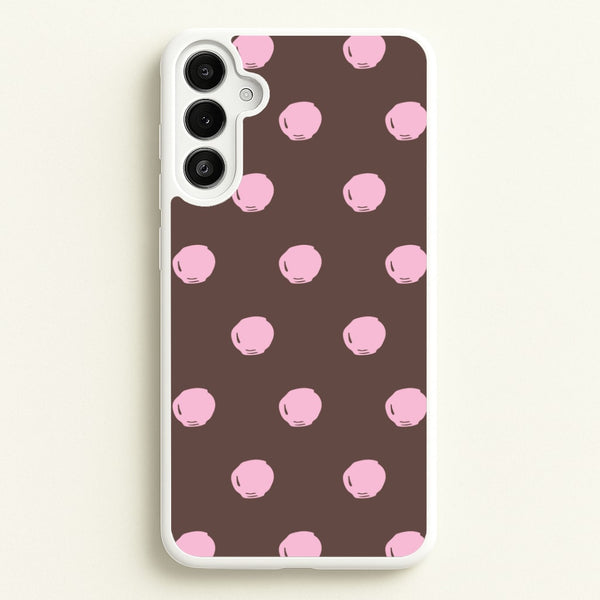 Chocolate & Strawberry Buttons Galaxy A36 Case