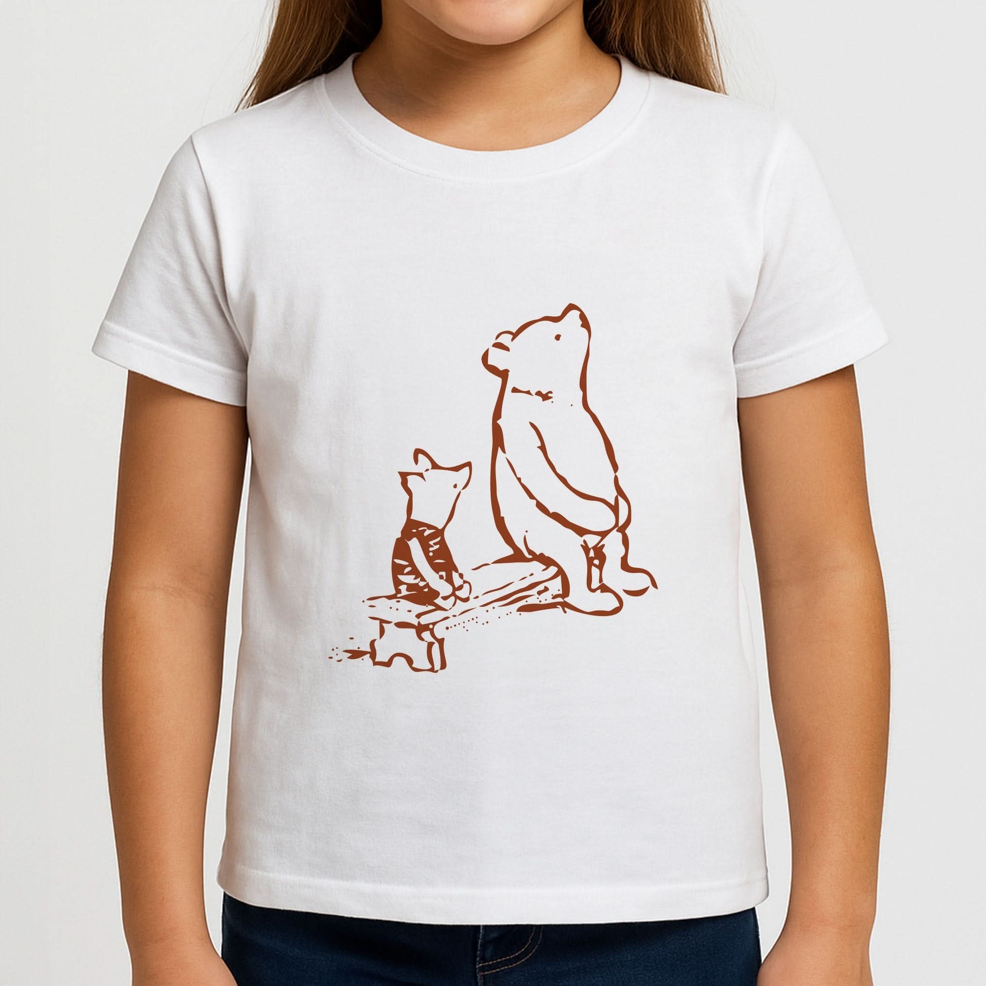 Winnie & Pig Girls T-Shirt