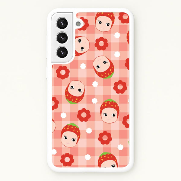 Strawberry Angel Pattern Galaxy S22 Case