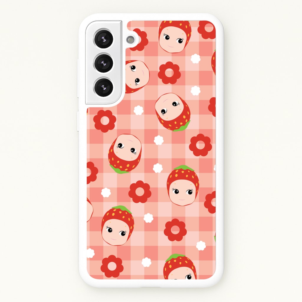 Strawberry Angel Pattern Galaxy S21 Plus Case