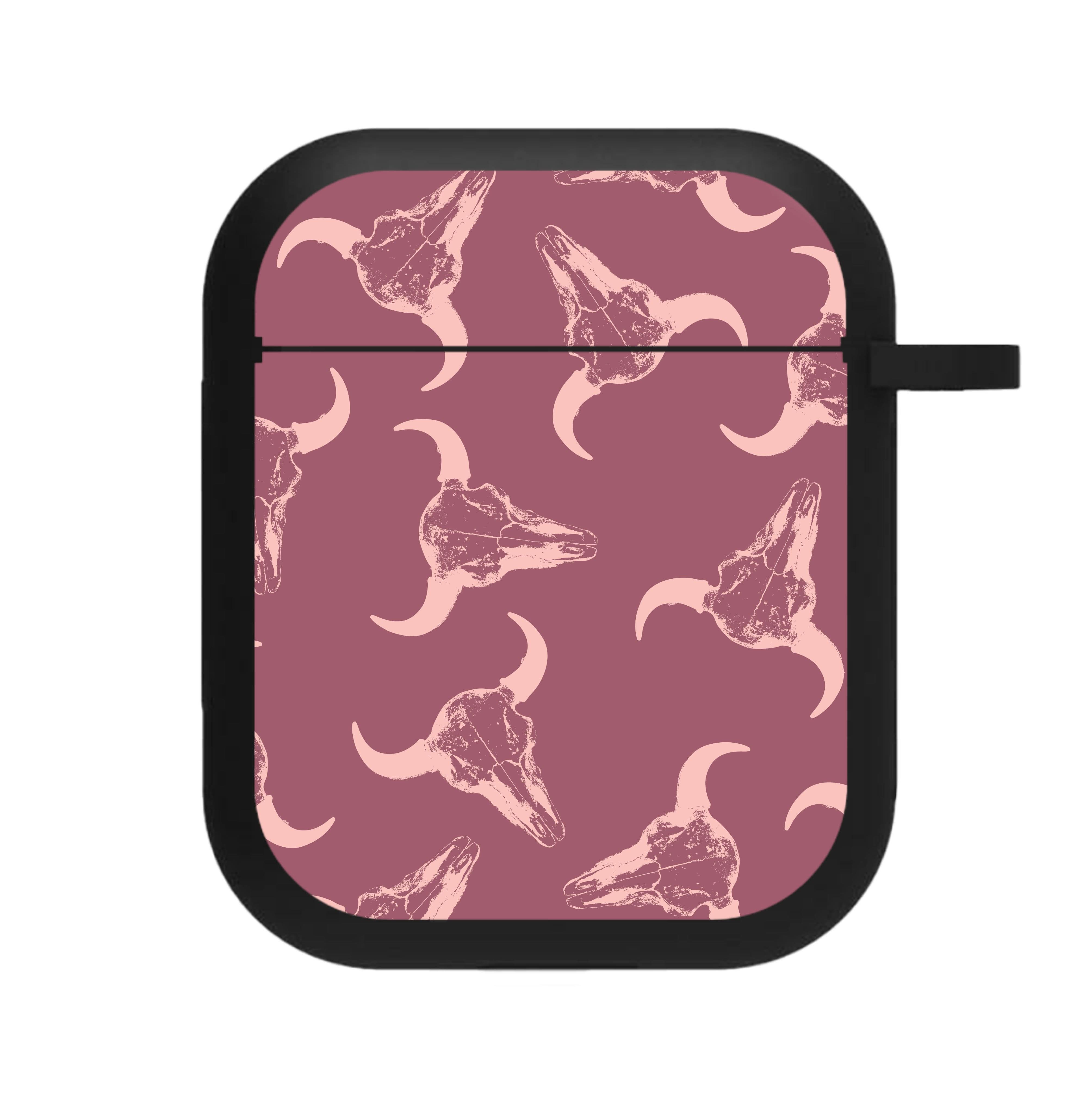 Pastel Skulls Pattern AirPods Case