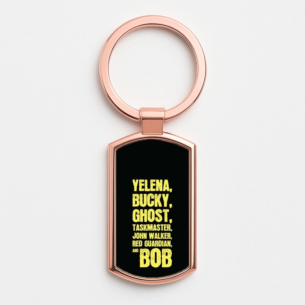 Antiheroes List Rose Gold Keyring