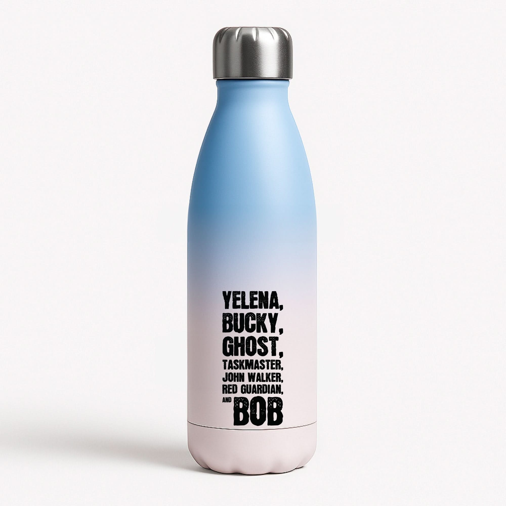 Antiheroes List Blue Water Bottle