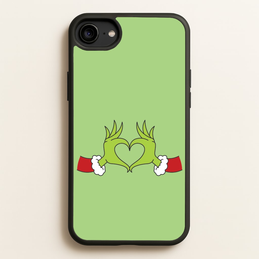 Christmas Green Heart iPhone 6 / 7 / 8 / SE Case