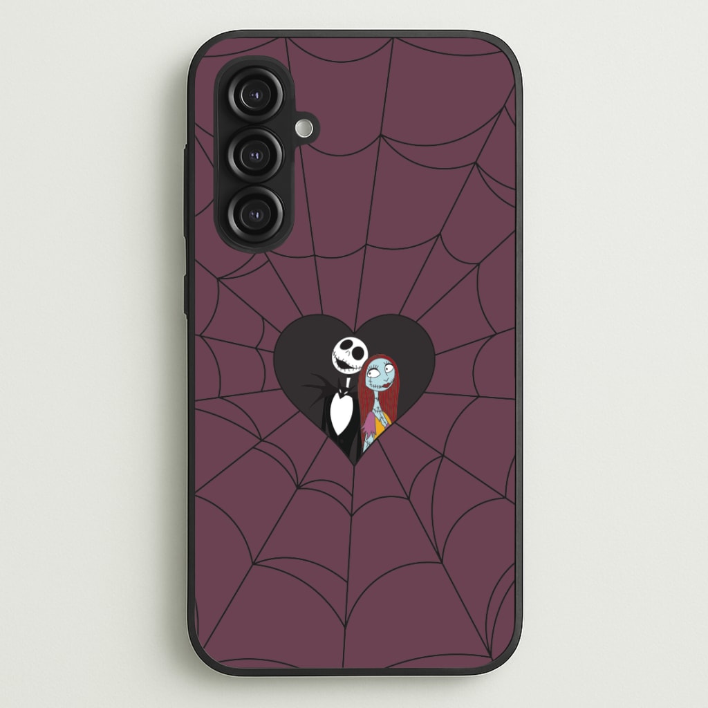 J And S Cobweb Heart Galaxy S23FE Case