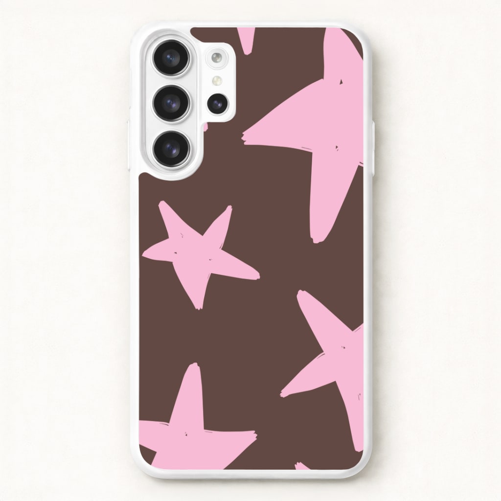 Chocolate & Strawberry Stars Galaxy S26 Ultra Case