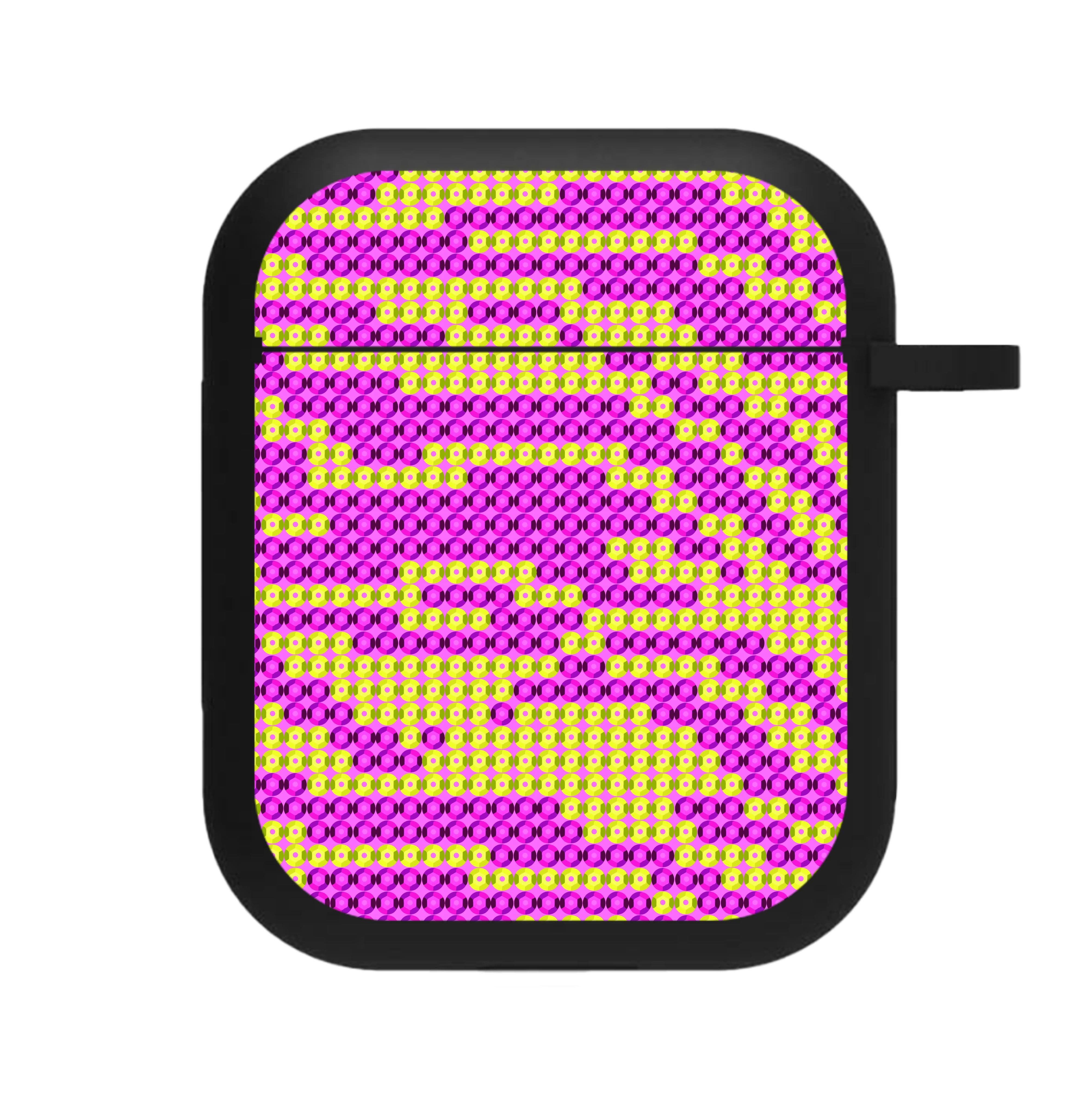 Sequin Tiger Pattern AirPods Case