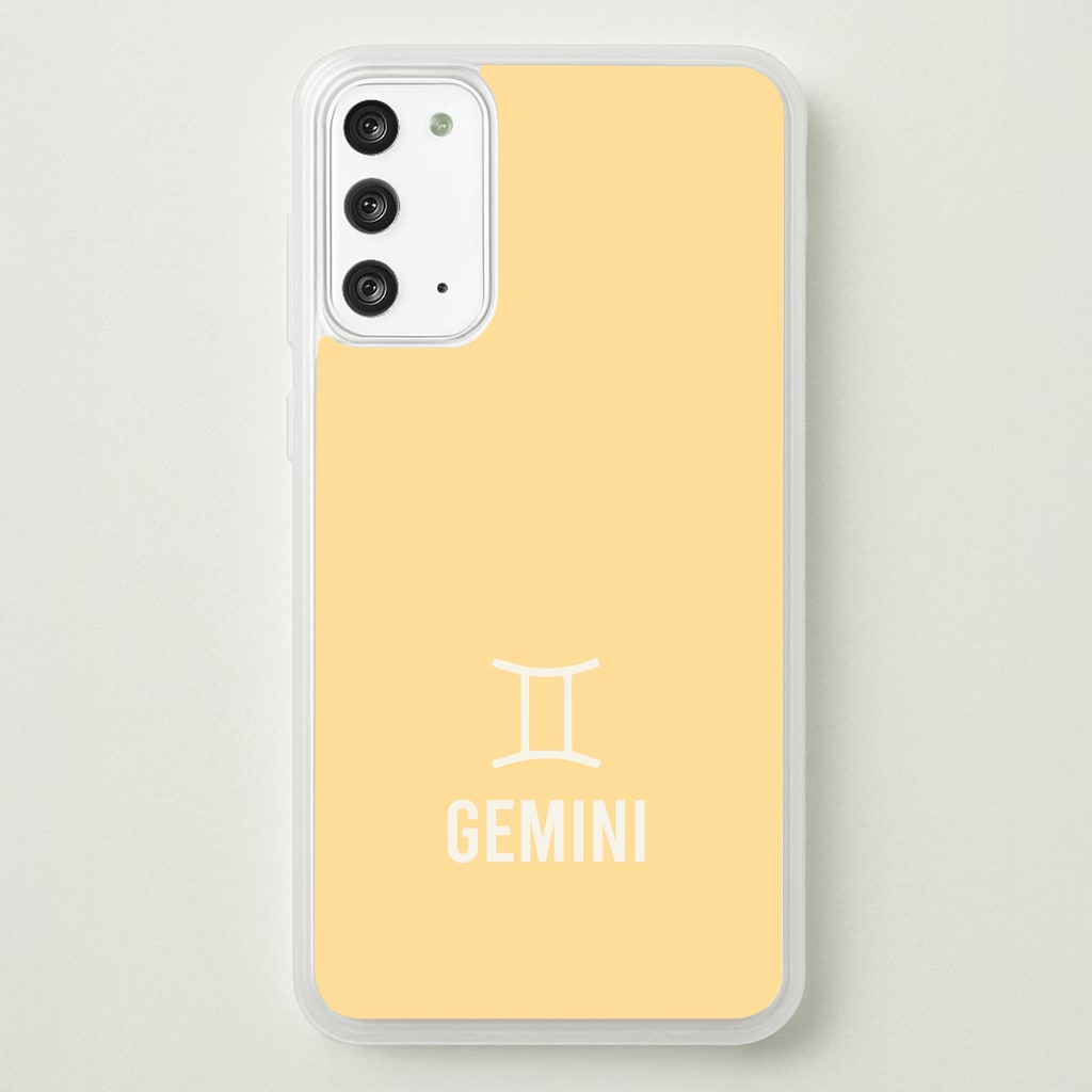Gemini Pastel Zodiac Galaxy Note 20 Case