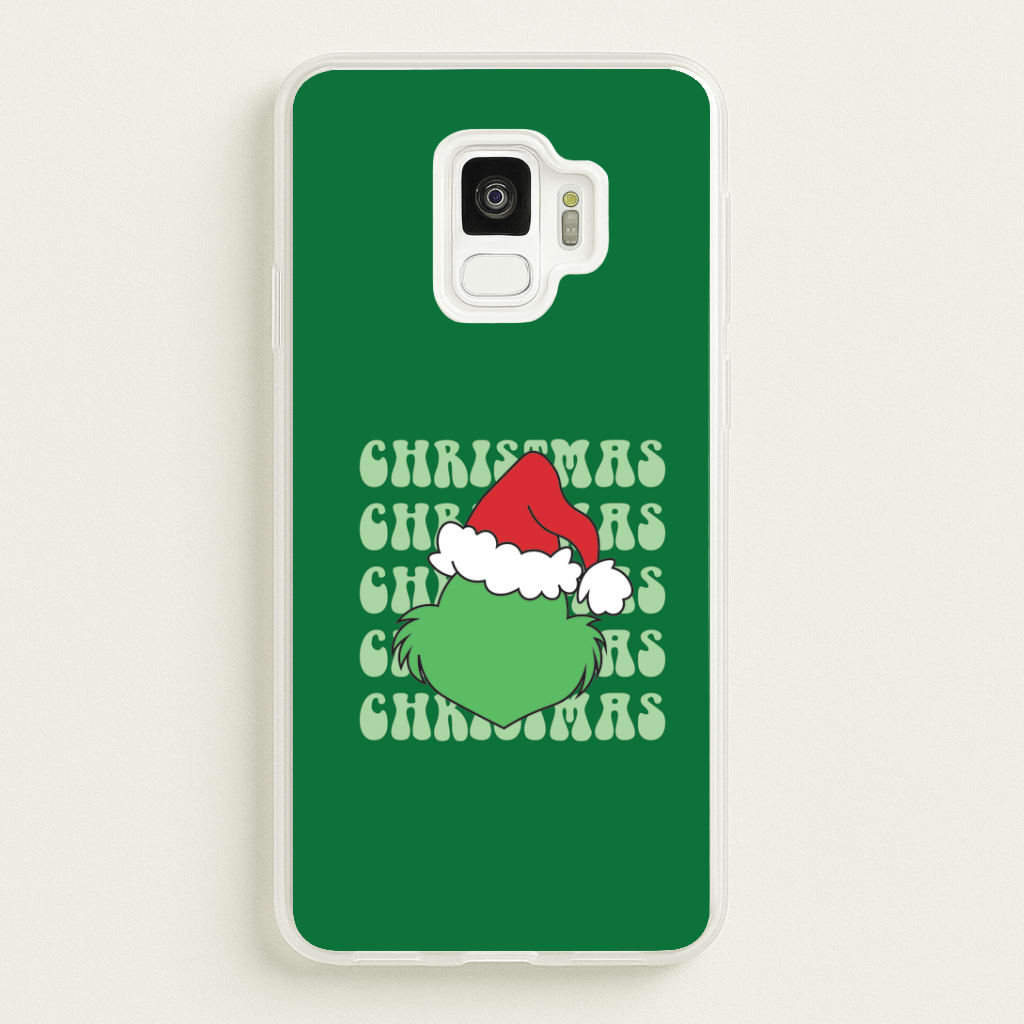 Green Creature Christmas Galaxy S9 Case