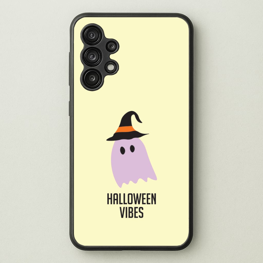 Purple Ghost Halloween Vibes Galaxy A13 Case