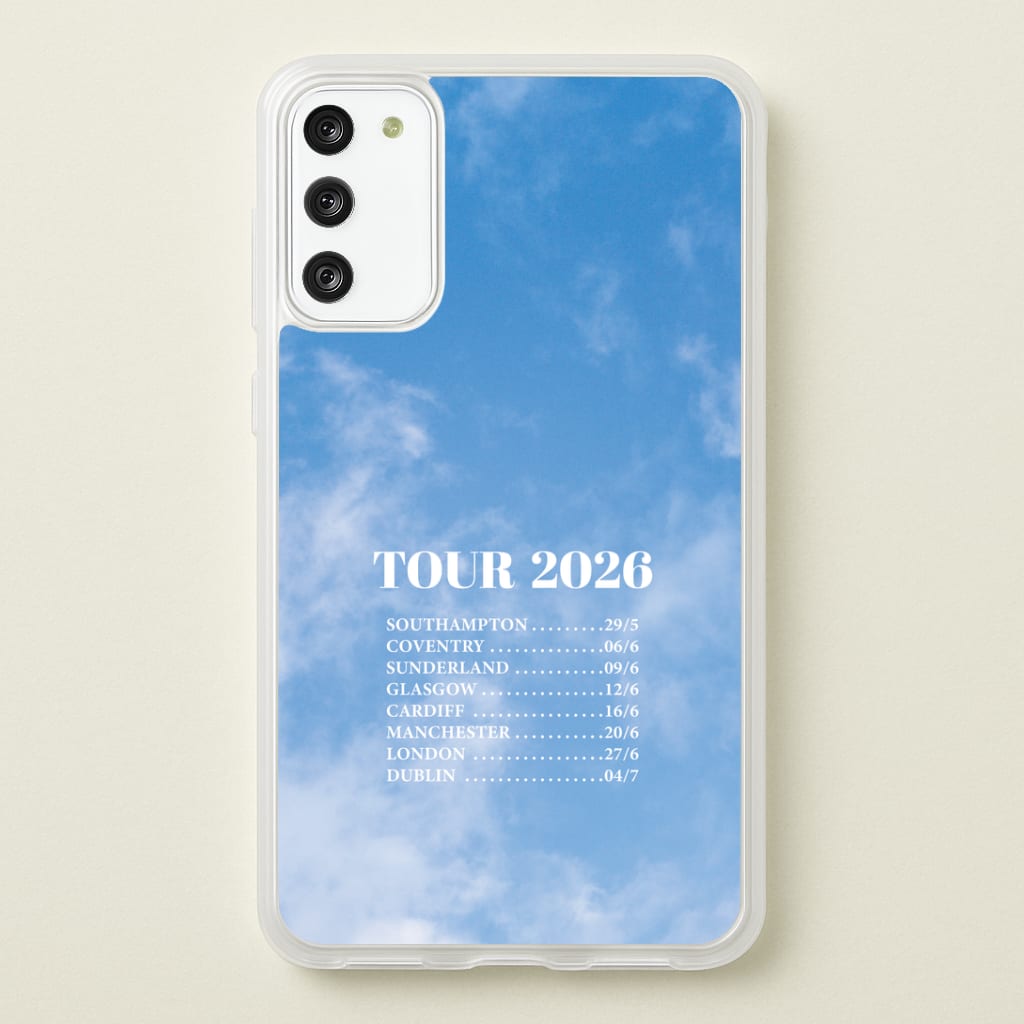 Band Tour 2026 Galaxy S20 Case