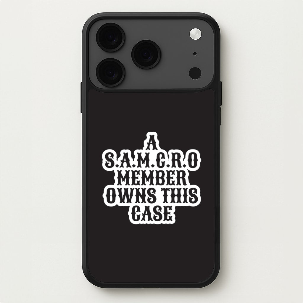 SAMCRO Member iPhone 17 Pro Max Case