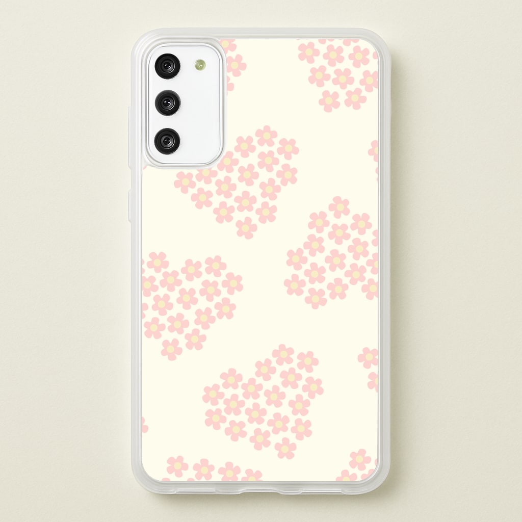 Flower Hearts Pattern Galaxy S20FE Case