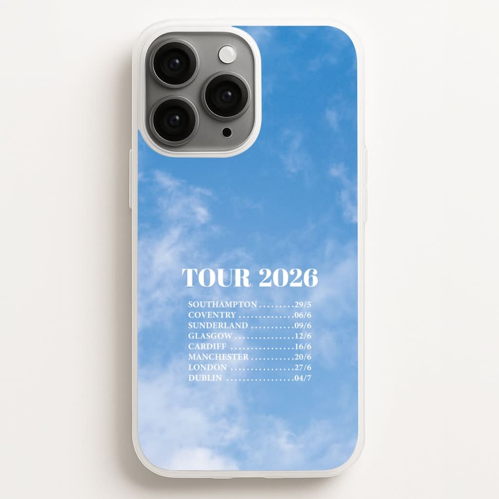 Band Tour 2026 Phone Case for Apple iPhone, Samsung Galaxy, Huawei and Google Pixel
