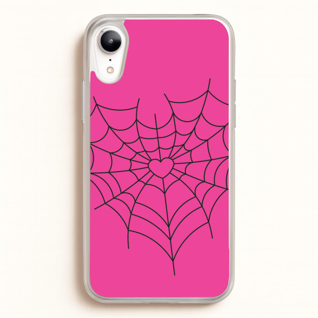 Spiderweb Hearts II iPhone XR Case