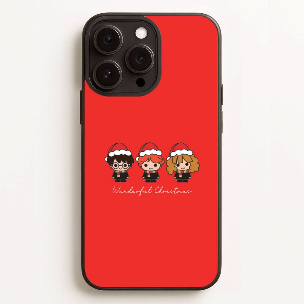 Wizards With Christmas Hats Phone Case for Apple iPhone, Samsung Galaxy, Huawei and Google Pixel