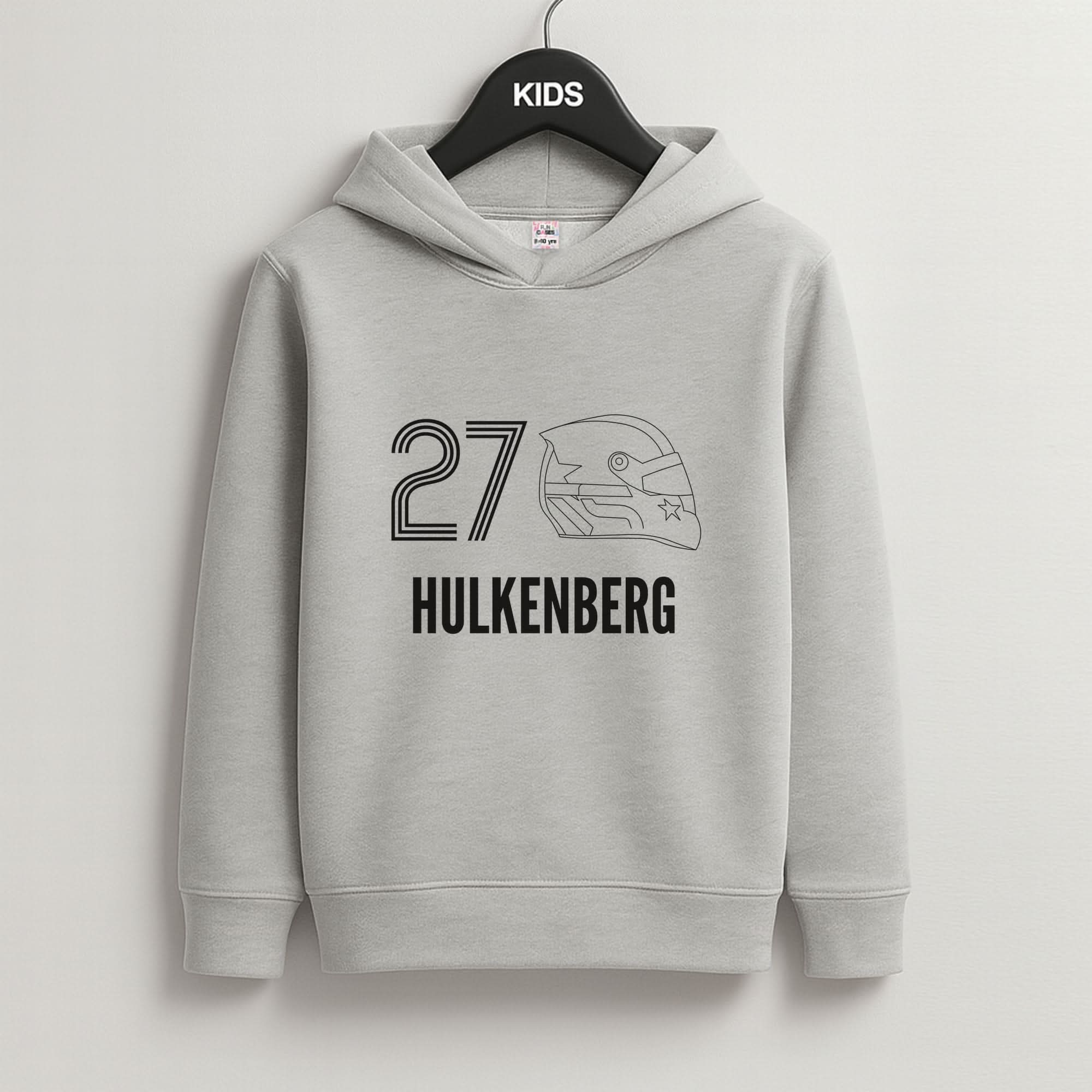 Hulkenberg Helmet 2026 Grey Kids Hoodie