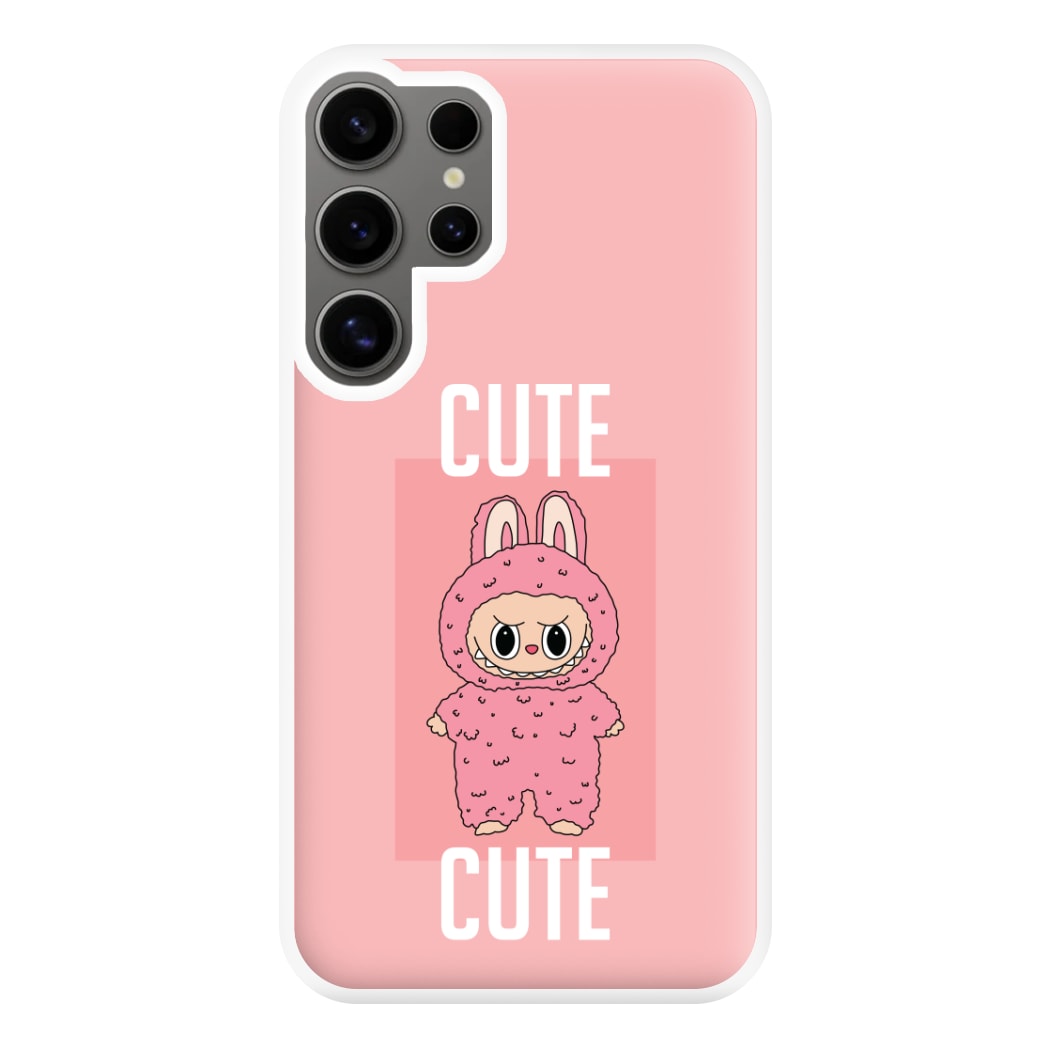 Cute Pink Monster Galaxy S24 Ultra Case