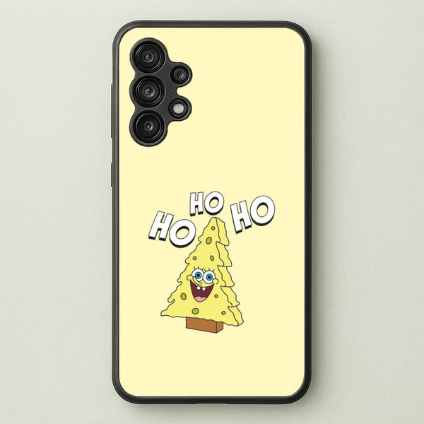 Christmas Tree Cartoon Sponge Galaxy A13 Case