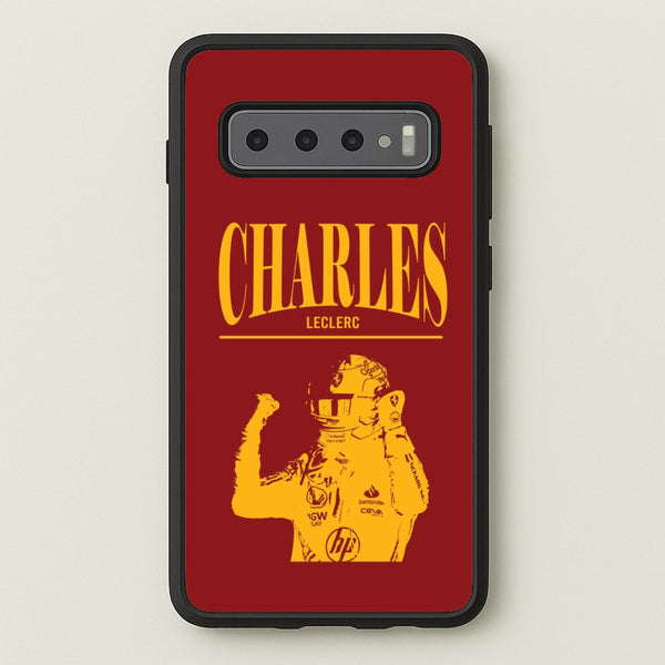 Charles Red And Gold Galaxy S10 Case