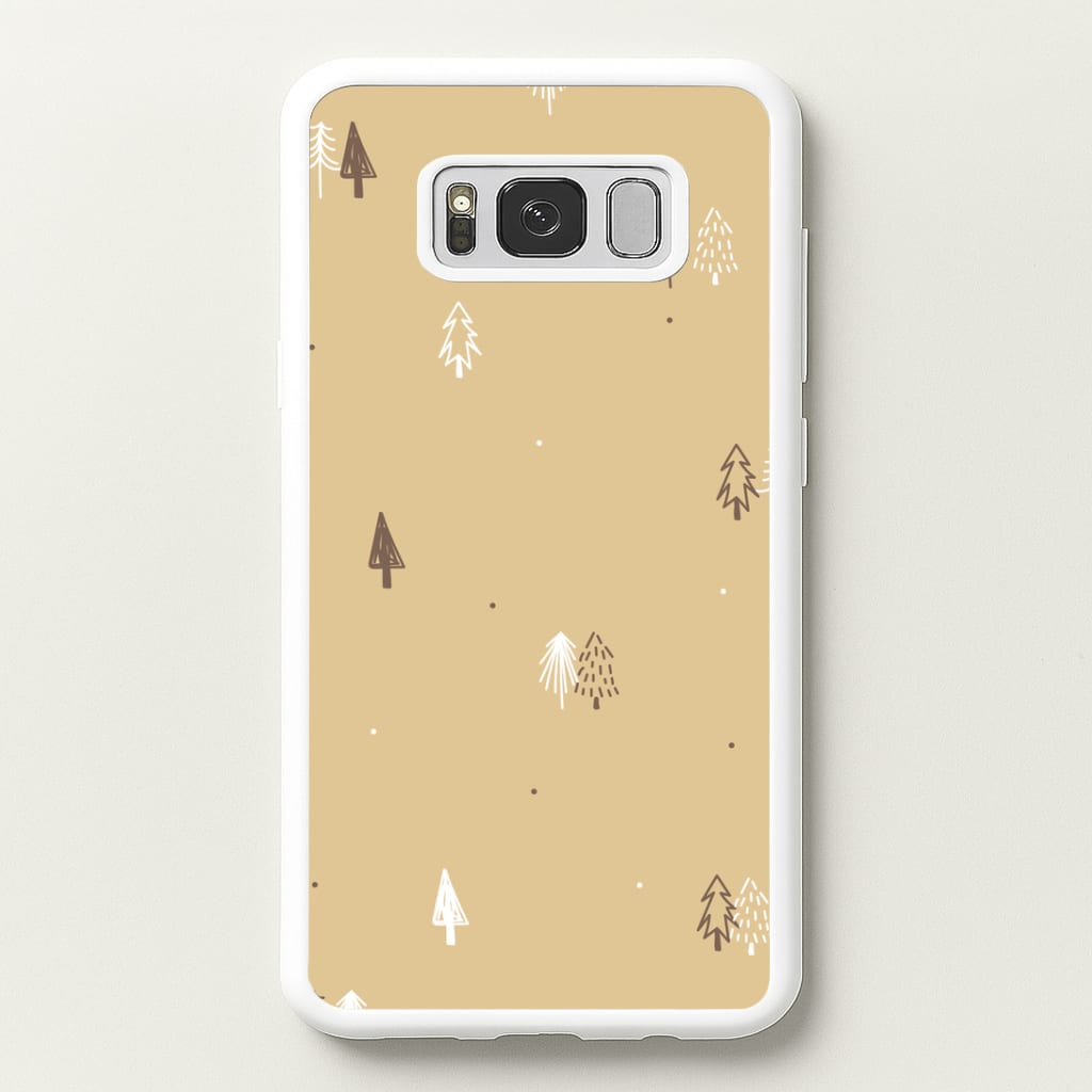 Minimal Christmas Trees Pattern Galaxy S8 Case