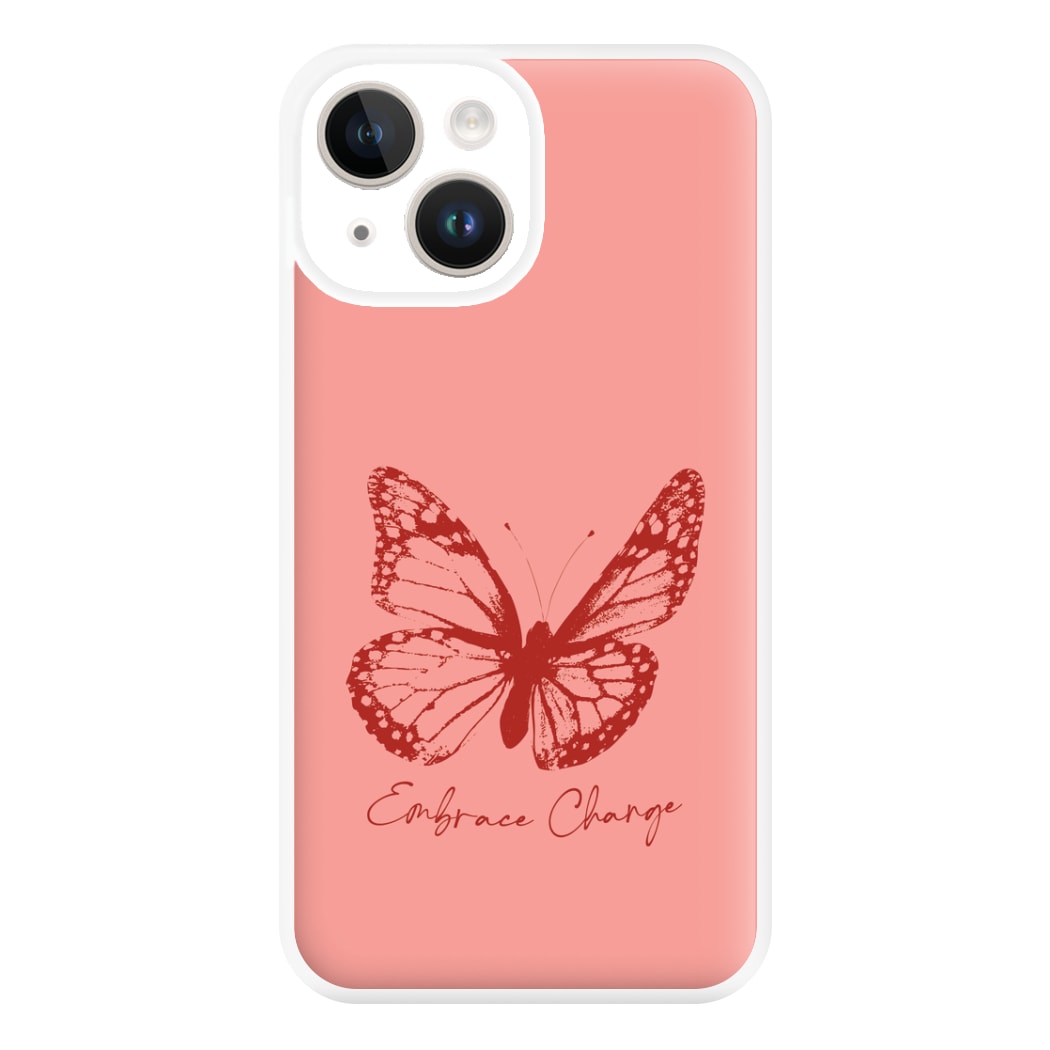 Embrace Change Butterfly iPhone 14 Case