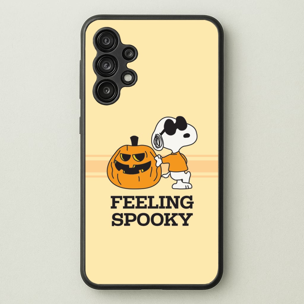 Feeling Spooky Cartoon Beagle Galaxy A13 Case