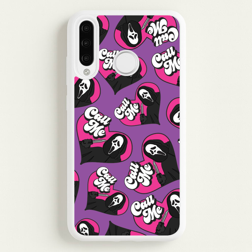 Call Me Heart Pattern Huawei P30 Lite Case