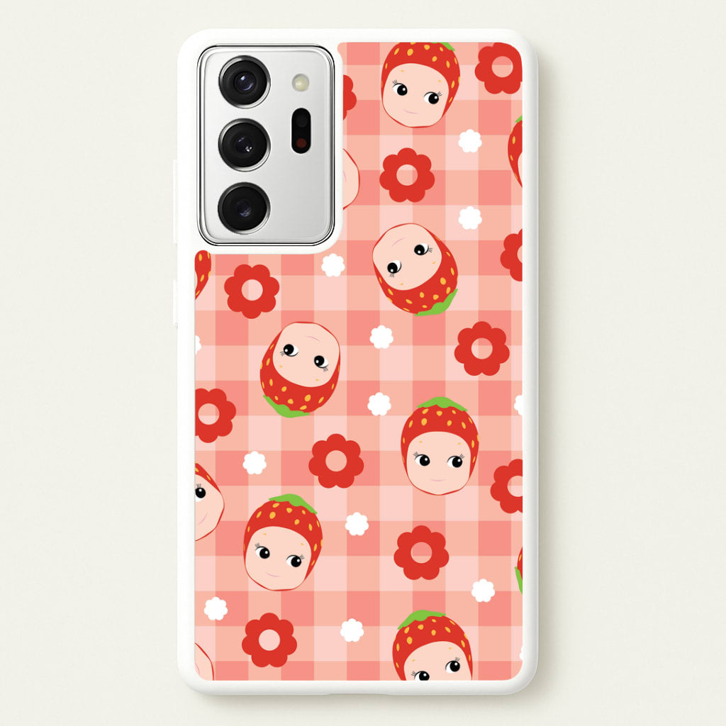 Strawberry Angel Pattern Galaxy Note 20 Ultra Case