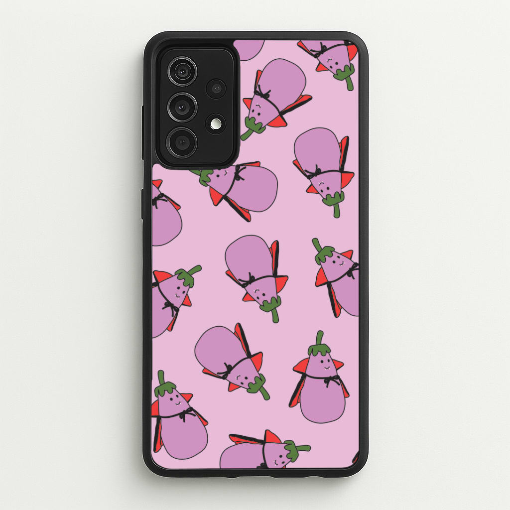 Vampire Vegetable Pattern - Halloween Galaxy A52 / A52s Case