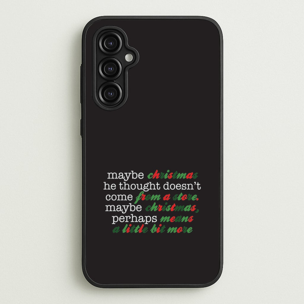 Green Creature Quote Galaxy A14 Case