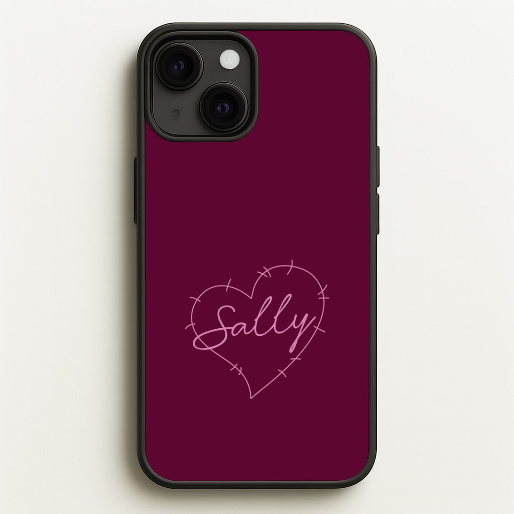 Stitched Heart Sally iPhone 13 Mini Case