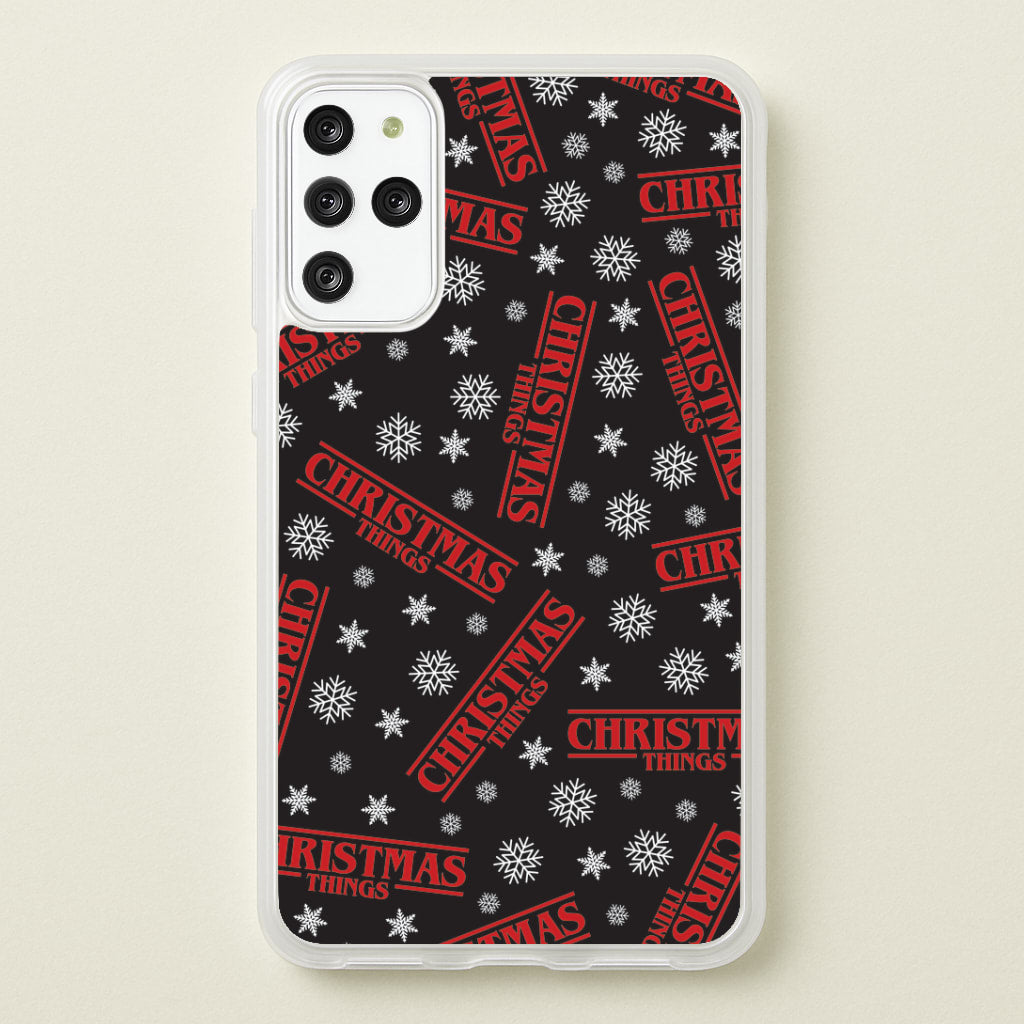 Christmas Things Snowflake Pattern Galaxy S20 Plus Case