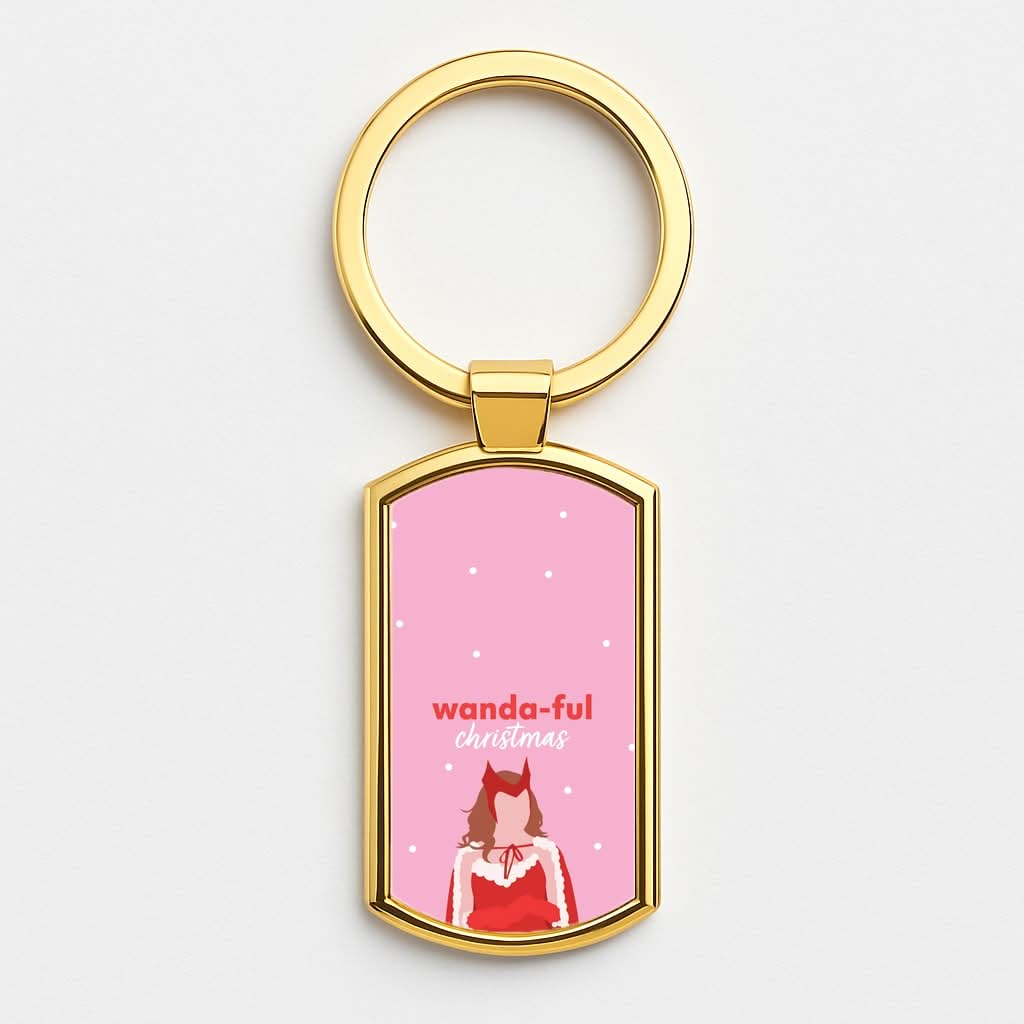 Wanda-ful Christmas Gold Keyring