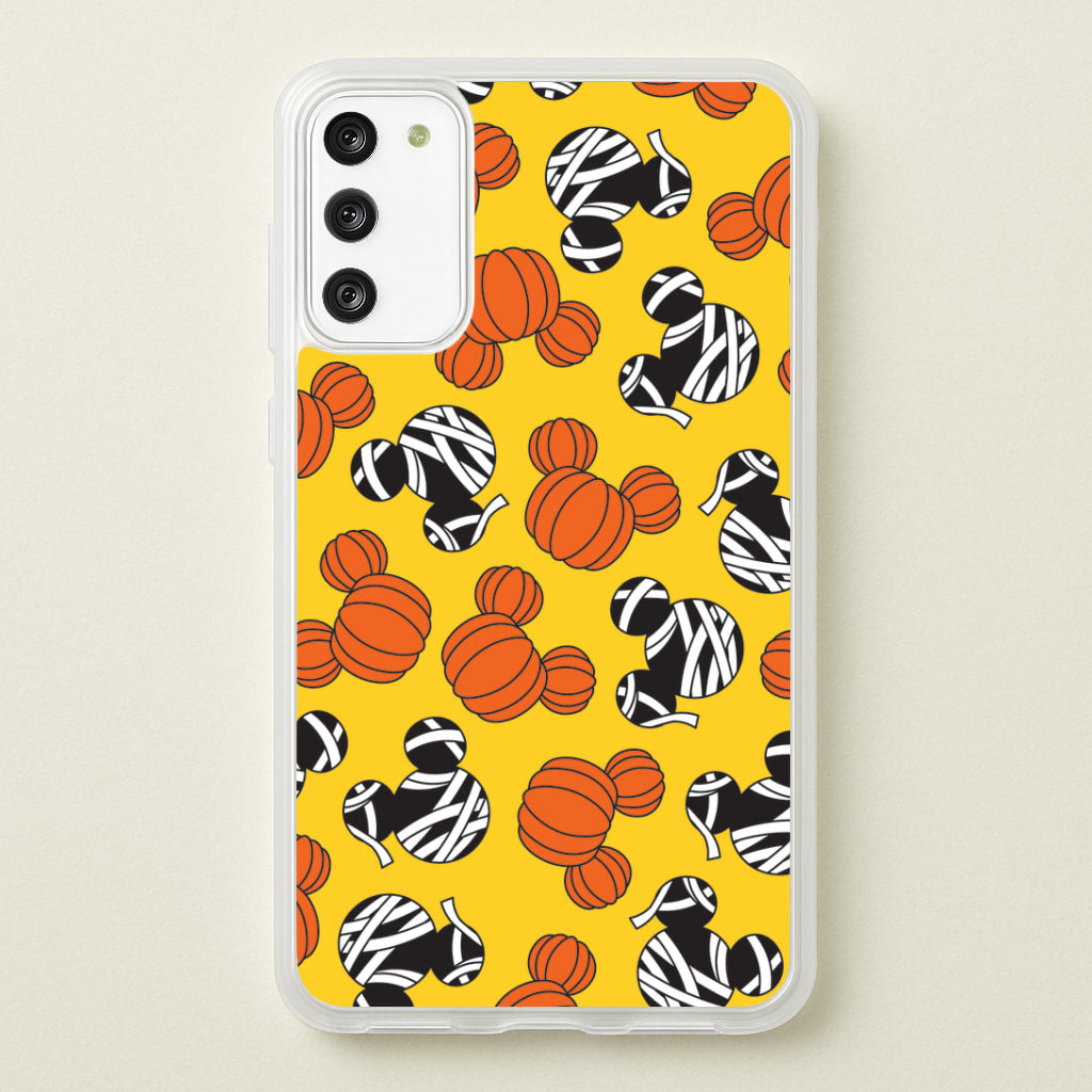 Pumpkin And Mummy Mouse Pattern Galaxy S20 Case
