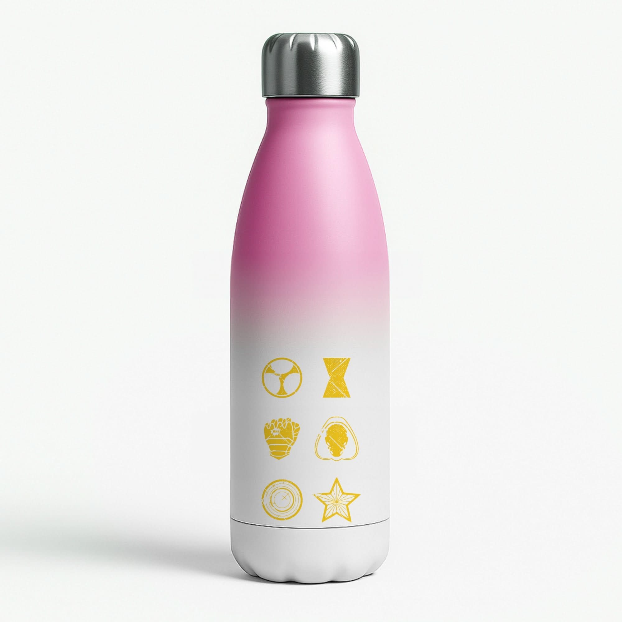 Antihero Symbols Pink Water Bottle